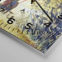 Clock face with numbers