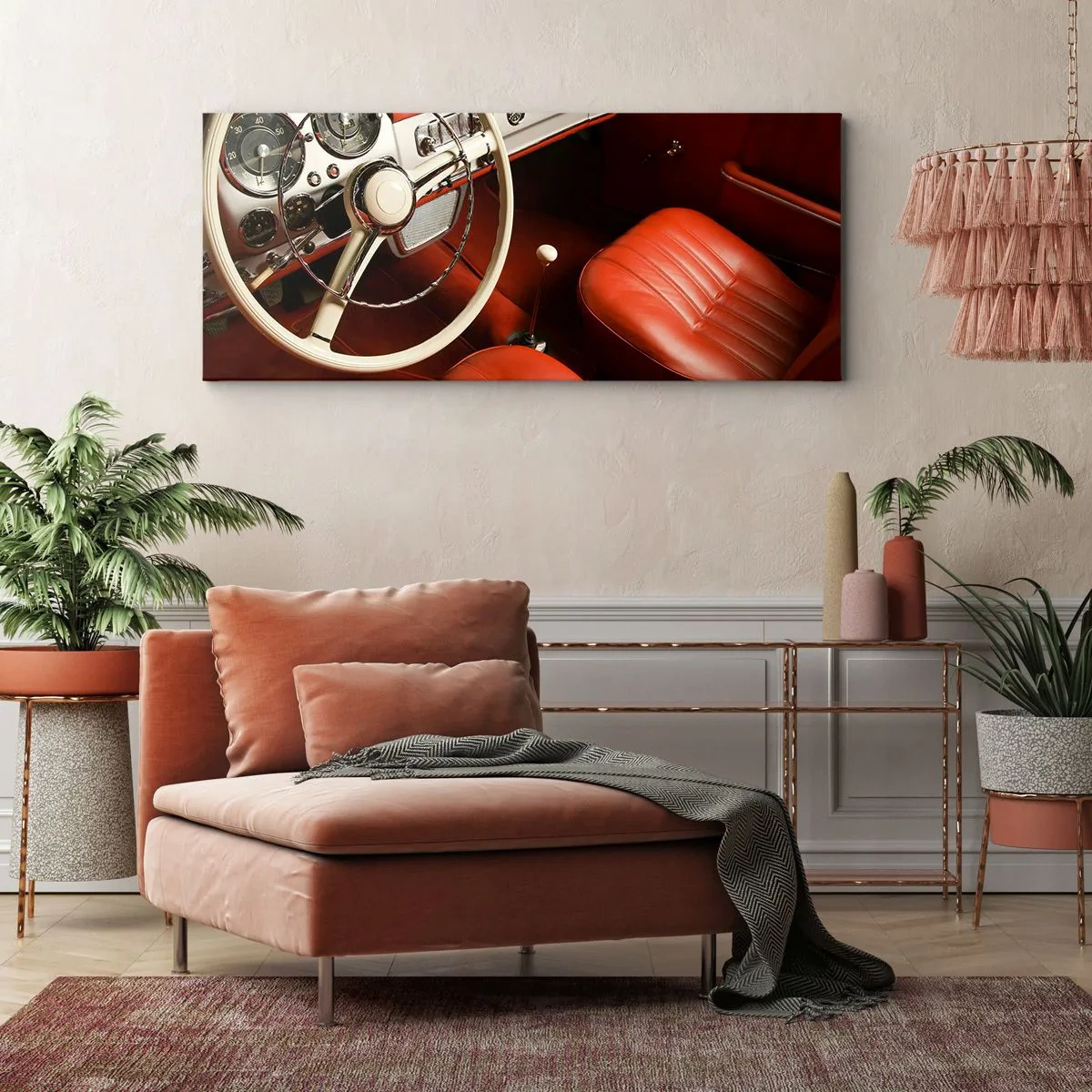 Canvas picture - Luxury Vintage Style - 140x50 cm