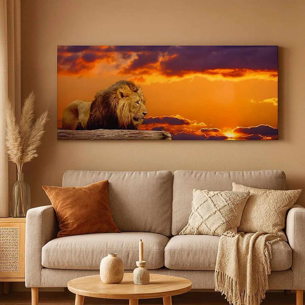Canvas picture - The King of Nature - 100x40 cm