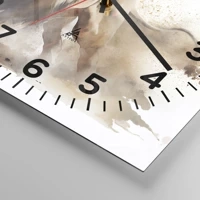Clock face with numbers