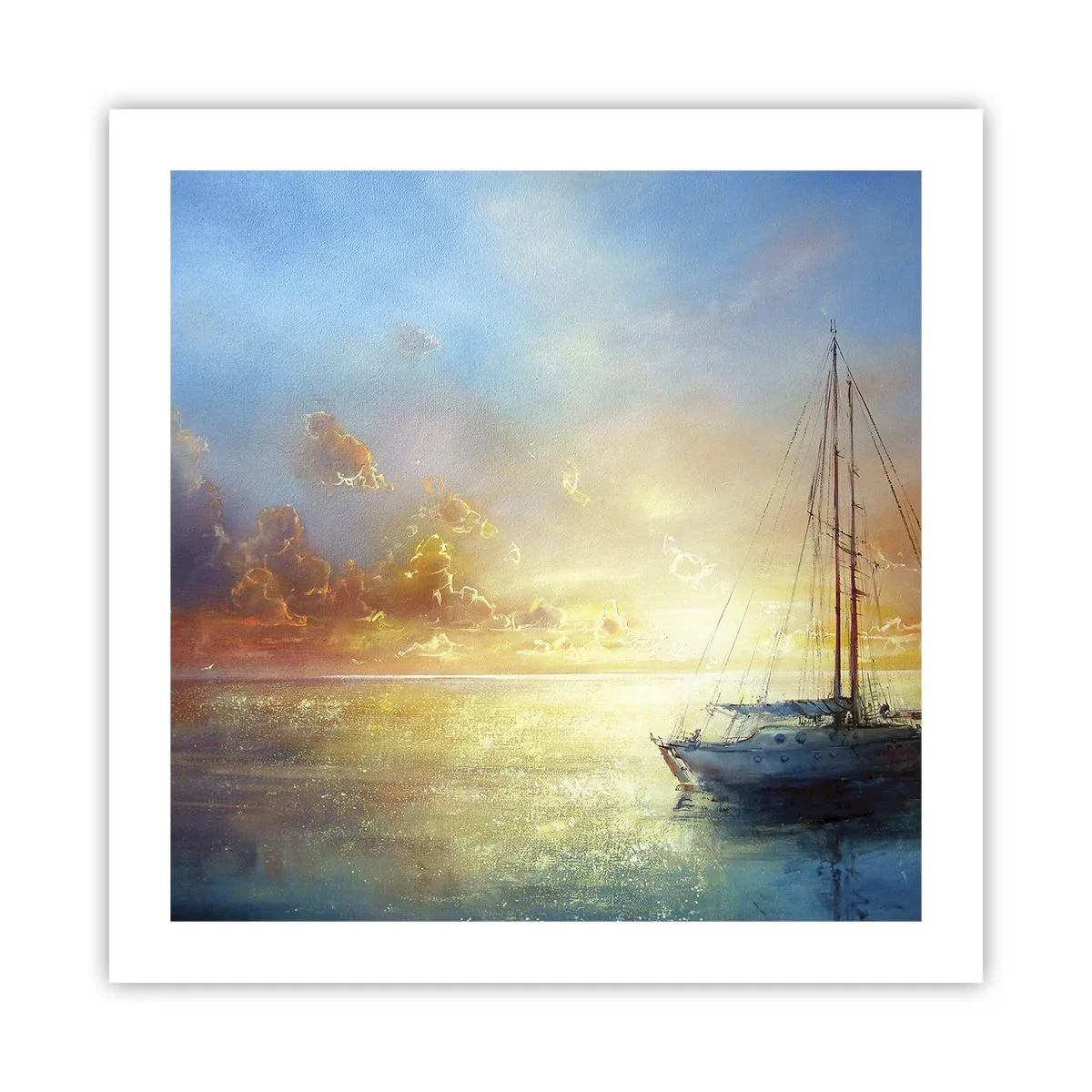 Poster - In a Golden Bay - 50x50 cm