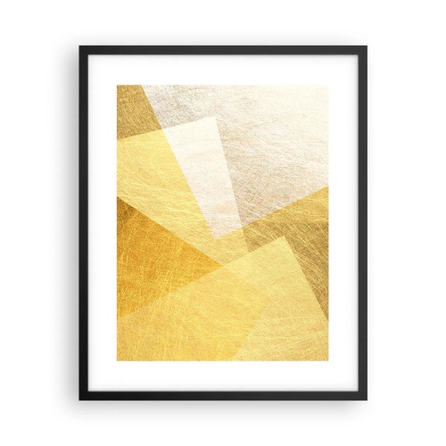 Poster in black frame - Weather of Geometry - 40x50 cm