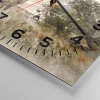 Clock face with numbers