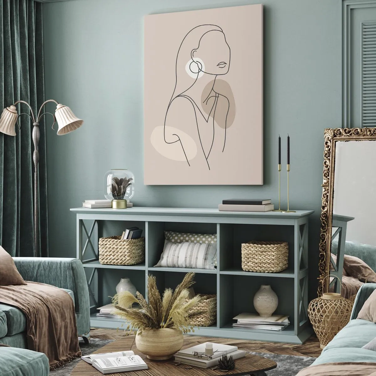Canvas picture - Icon of Girlhood - 45x80 cm