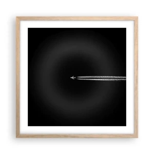 Poster in light oak frame - Into Another Dimension - 50x50 cm