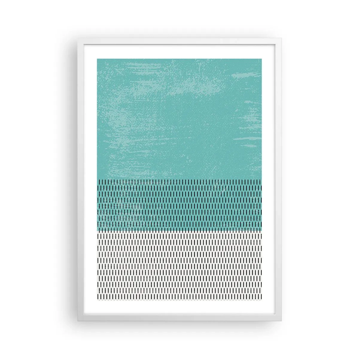 Poster in white frmae - Balanced Composition - 50x70 cm