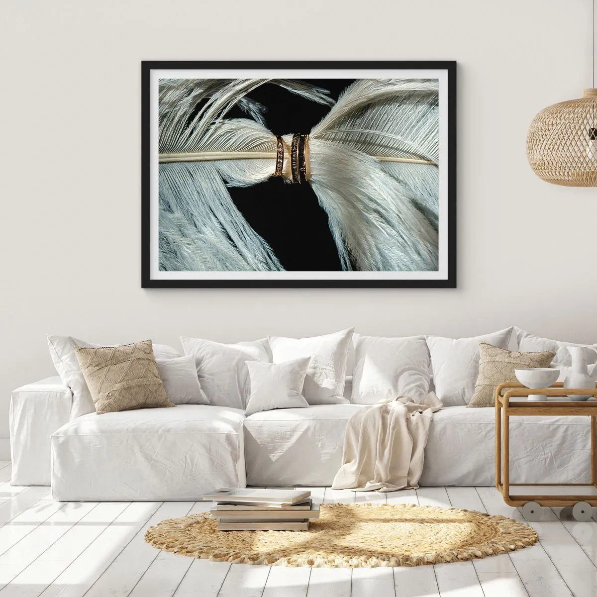 Poster in black frame - …and I won't Leave You… - 40x30 cm