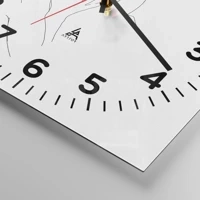 Clock face with numbers