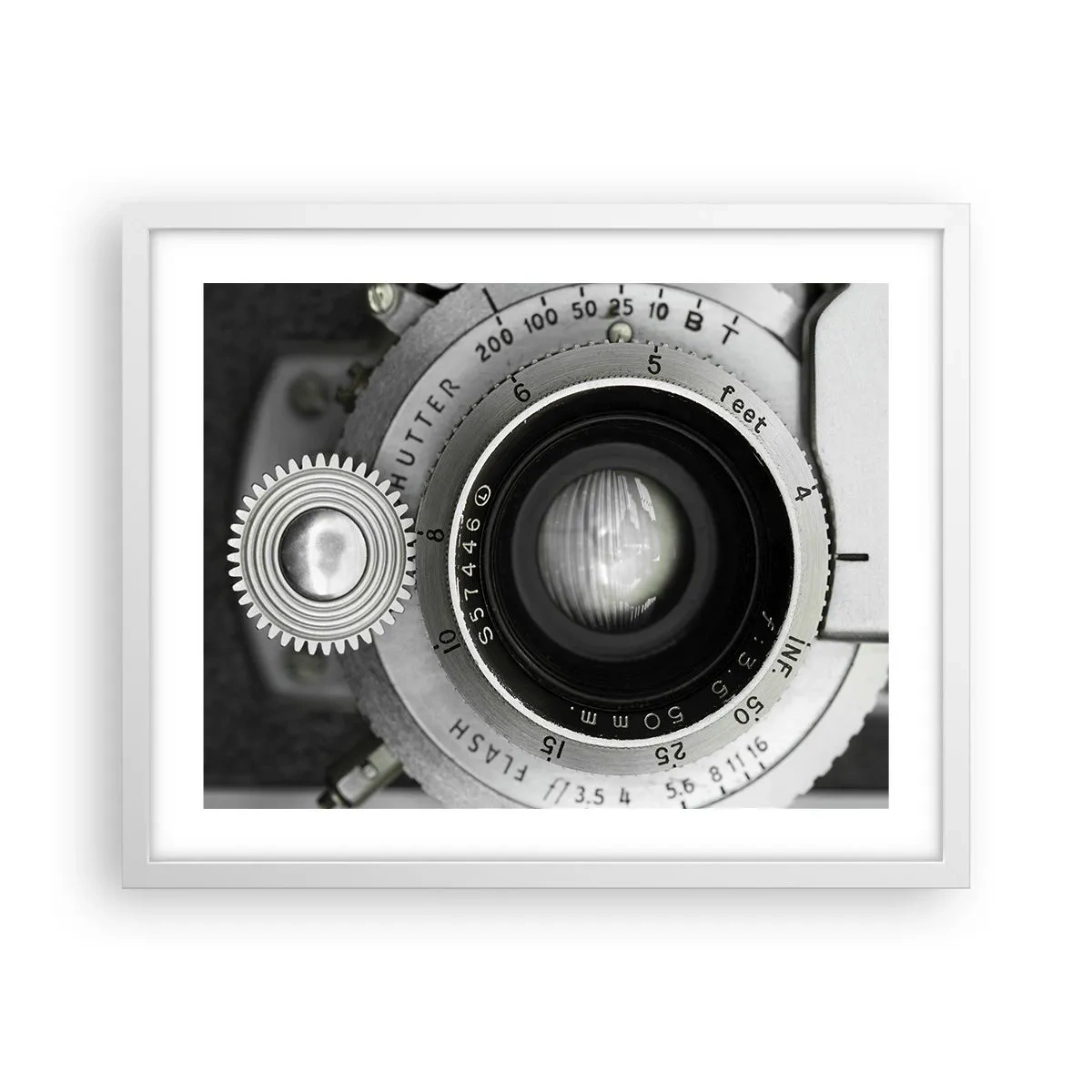 Poster in white frmae - Tale about Hollywood - 50x40 cm