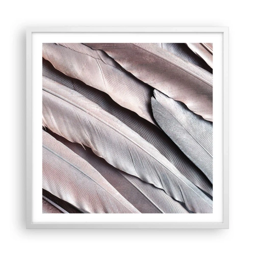 Poster in white frmae - In Pink Silverness - 60x60 cm