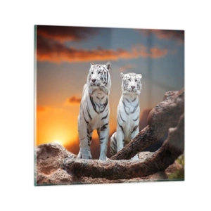 Glass picture - Just Like in Narnia - 30x30 cm