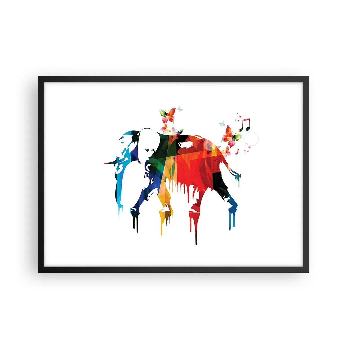 Poster in black frame - Everyone Can Dance - 70x50 cm