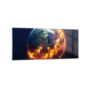 Glass picture - Flame of Apocalypse - 120x50 cm