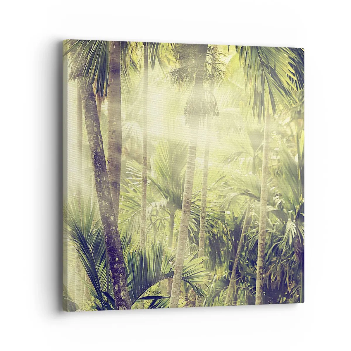 Canvas picture - In Green Heat - 40x40 cm