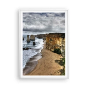 Poster in white frmae - Raw Beauty - 70x100 cm