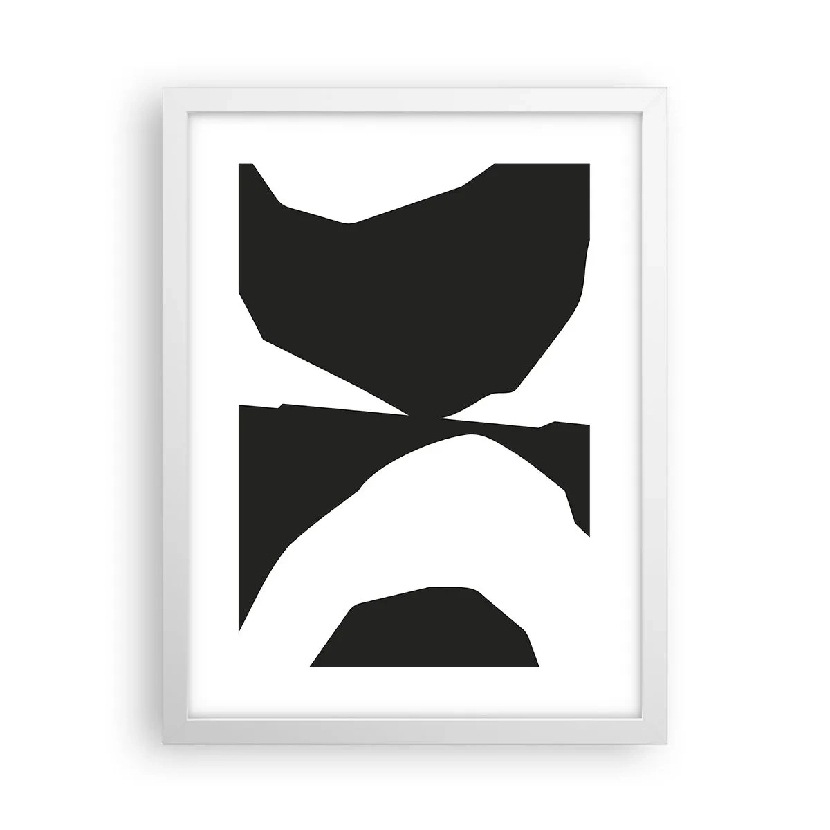 Poster in white frmae - Positive - Negative - 30x40 cm