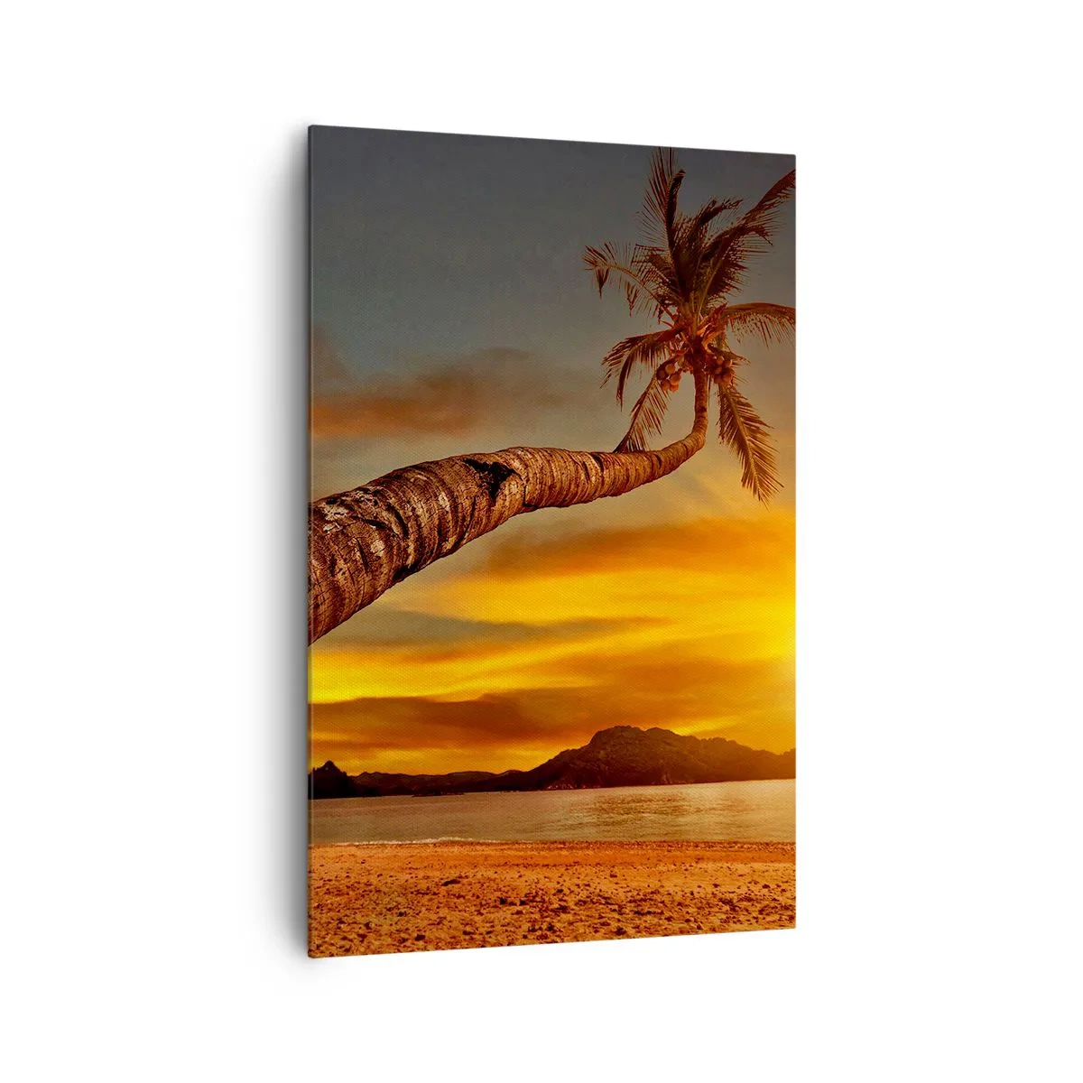 Canvas picture - Exotic Holiday, Caribbean Adventure - 80x120 cm
