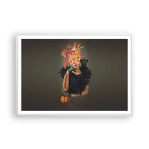 Poster in white frmae - Charm of a Witch - 100x70 cm