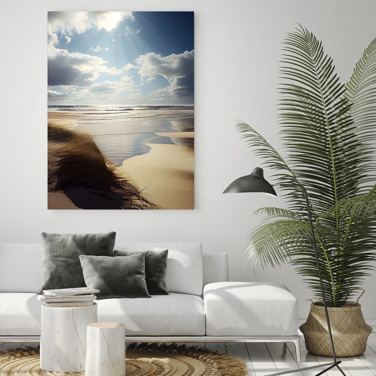 Glass picture - Beach, Wild Beach - 80x120 cm