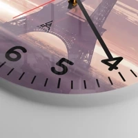 Clock face with numbers