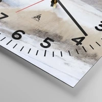 Clock face with numbers