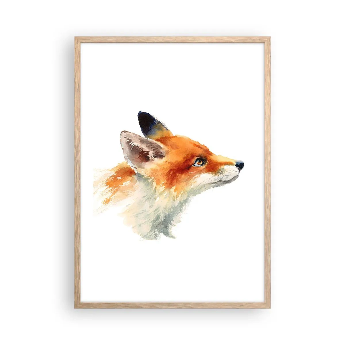 Poster in light oak frame - Never Too Careful - 50x70 cm