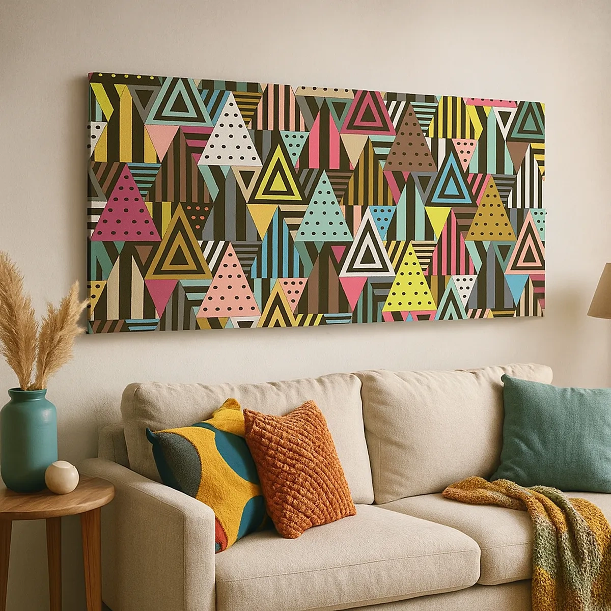 Canvas picture - In Rhythm on Three - 30x30 cm