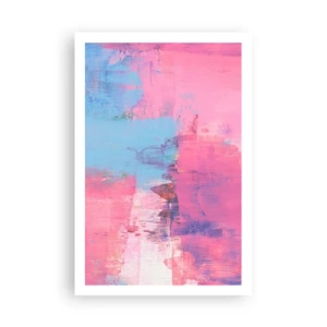 Poster - Pink, Blue and a Pinch of Light - 61x91 cm