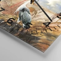 Clock face with numbers