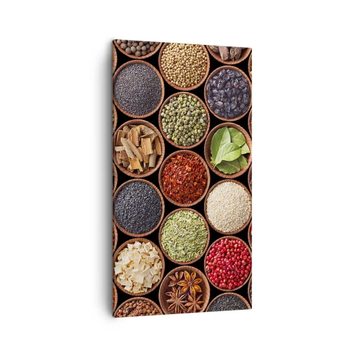 Canvas picture - All Flavours of the World - 45x80 cm