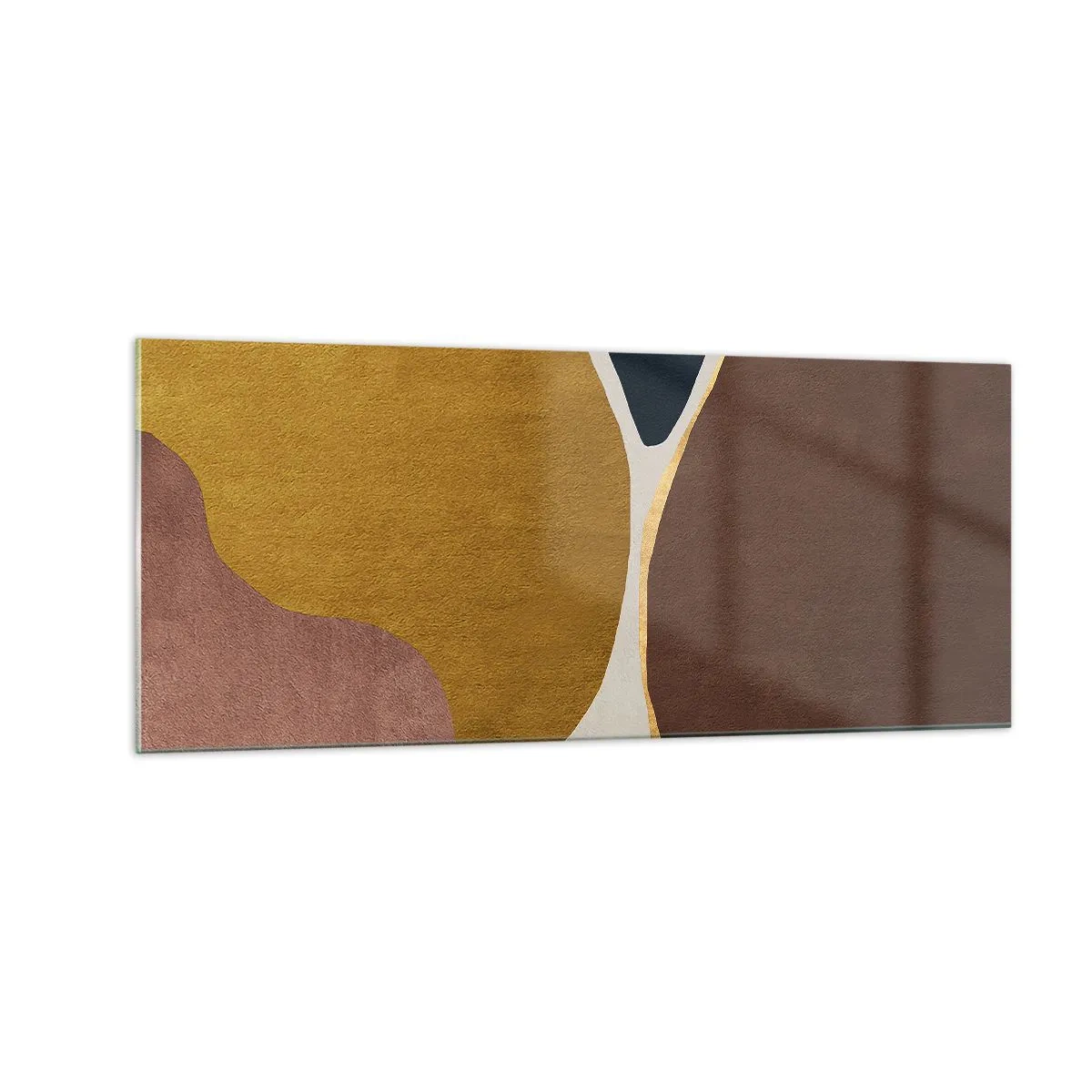 Glass picture - Abstract - Place in sSace - 100x40 cm