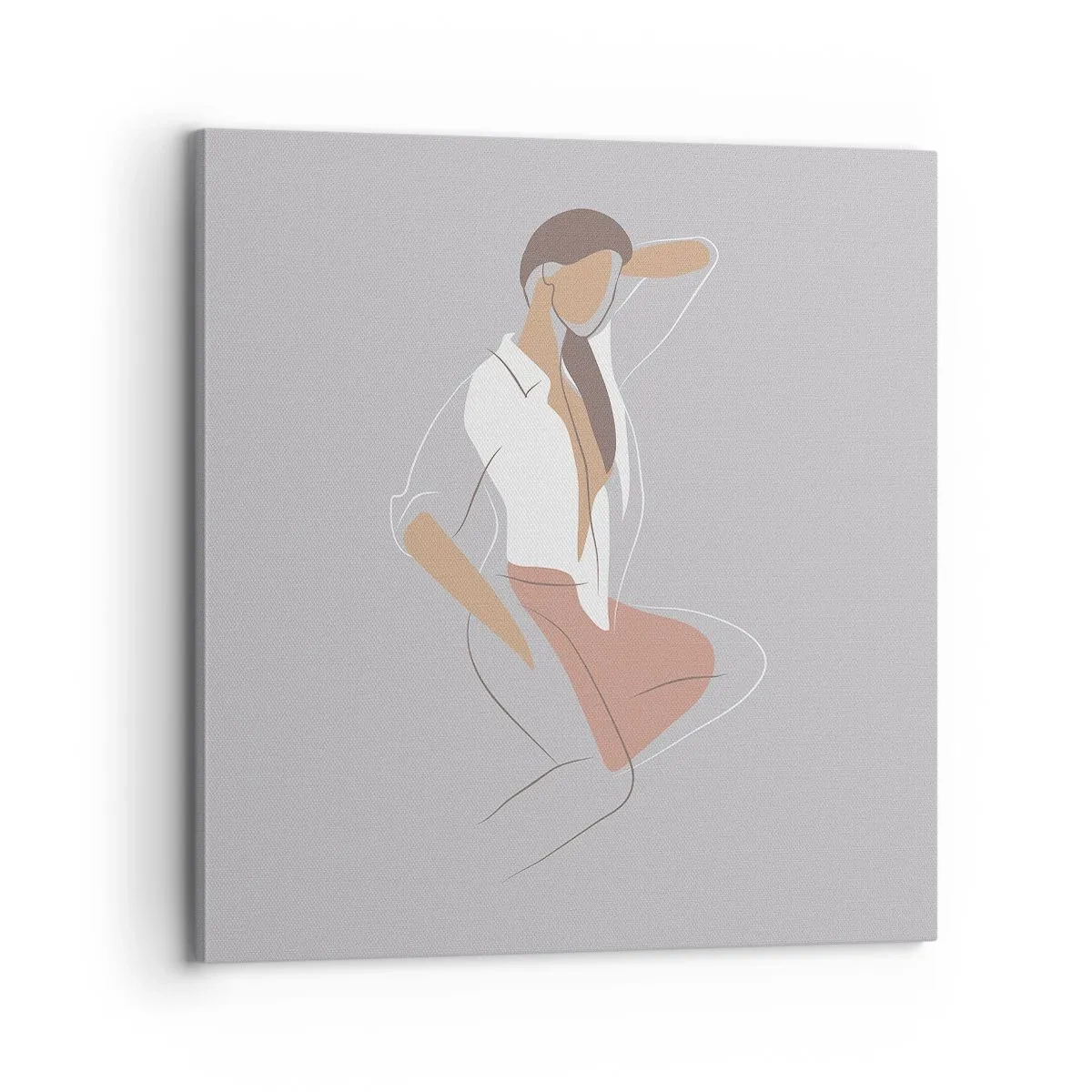 Canvas picture - Outline of Charm - 70x70 cm