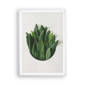 Poster in white frmae - Untamed Curiosity - 70x100 cm