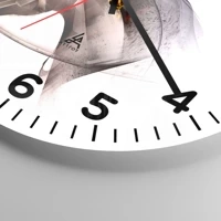Clock face with numbers