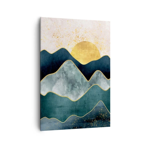 Canvas picture - Behing Seven Mountains - 70x100 cm