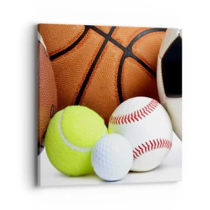 Canvas picture - Football Unites Us - 40x40 cm