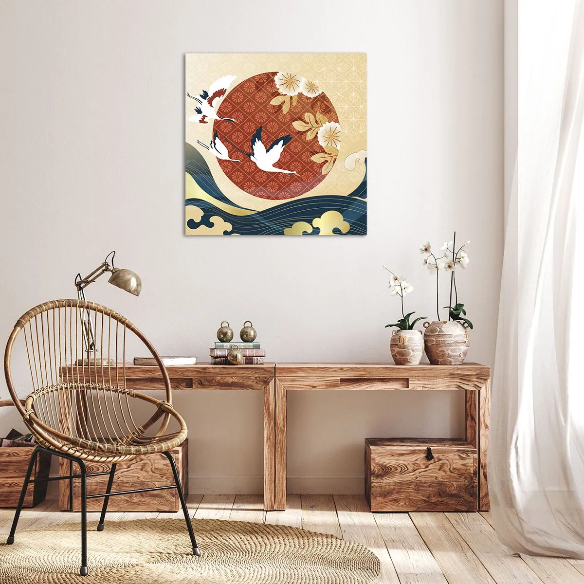 Canvas picture - Japanese Tale - 50x50 cm