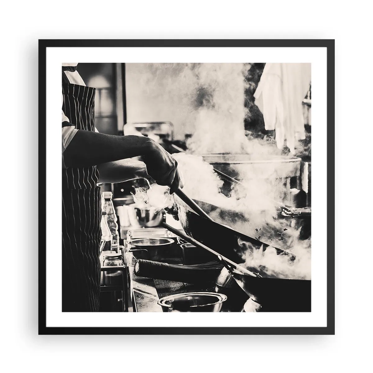 Poster in black frame - Alchemy of Flavours - 60x60 cm