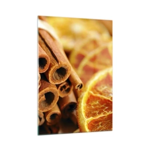 Glass picture - Can You Smell the Aroma? - 50x70 cm