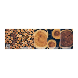 Photo Wallpaper Sample Premium Sand - How Much Do You Give Me? - Tree trunk, Forest, Piece - 100x30 cm