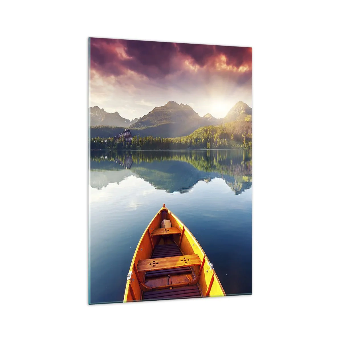 Glass picture - Nothing against Nature - 70x100 cm