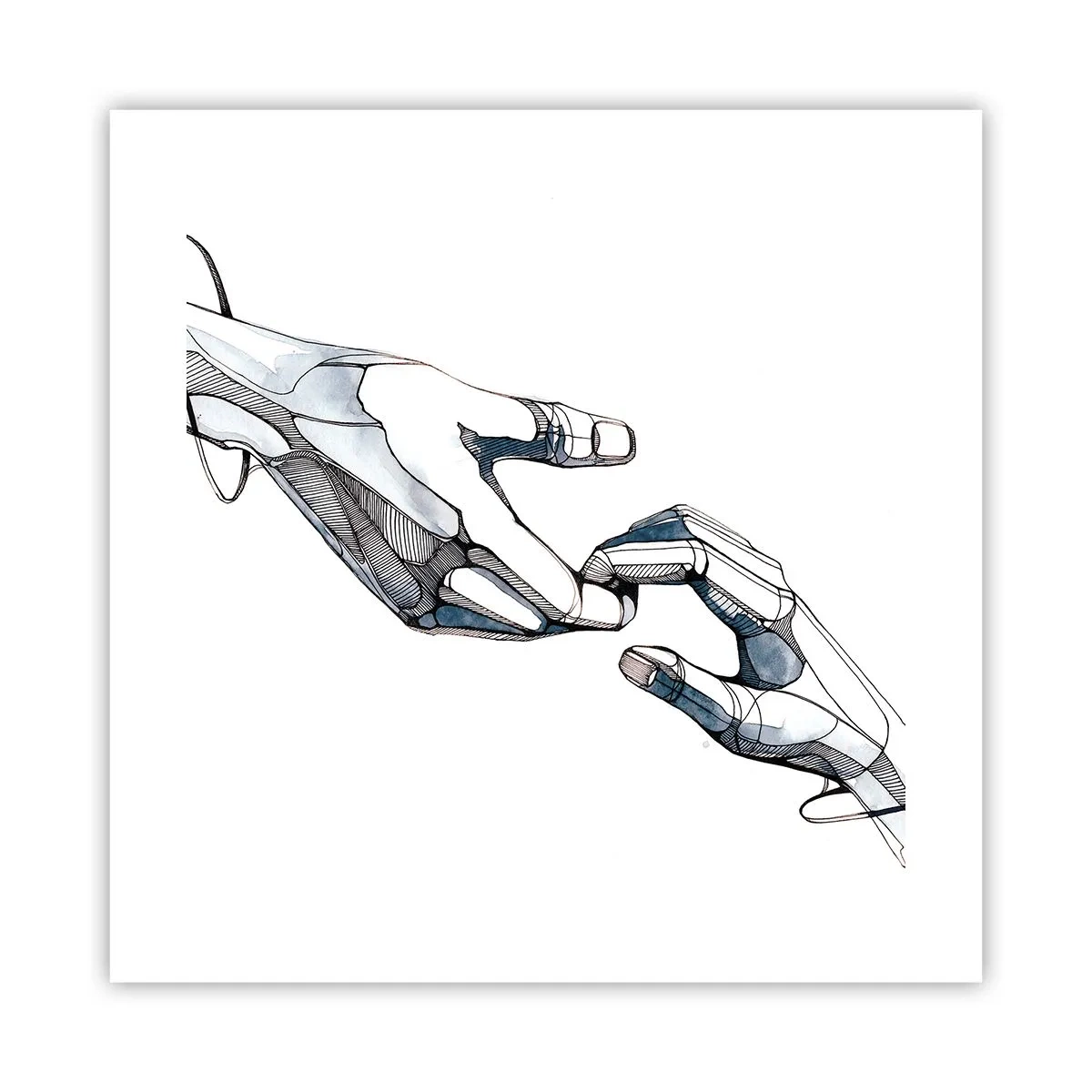 Poster - Good Gesture - 40x40 cm