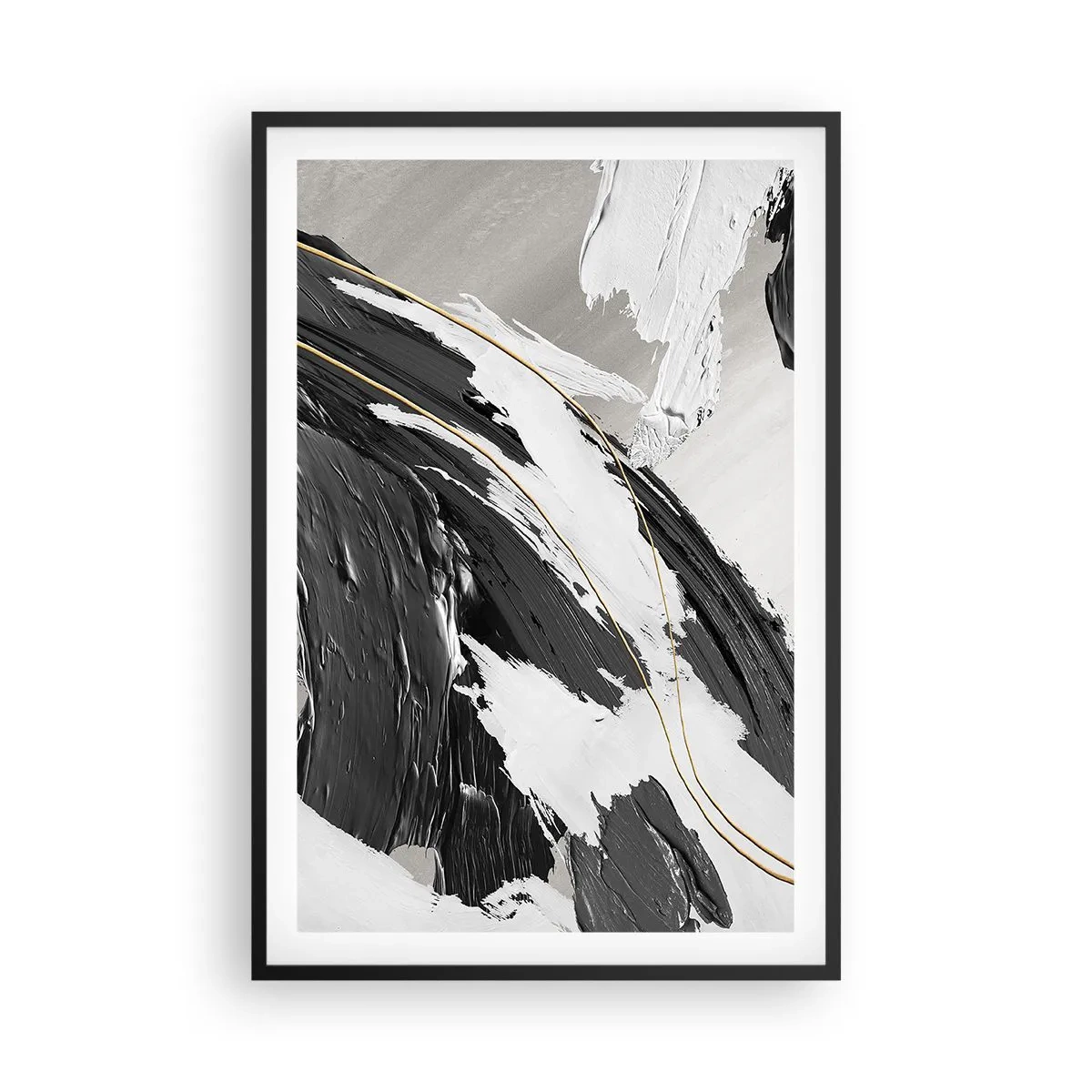 Poster in black frame - Abstract with Flair - 61x91 cm
