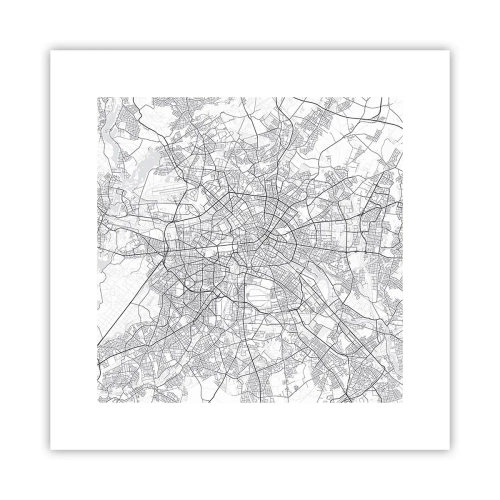 Poster - Flower of Berlin - 30x30 cm