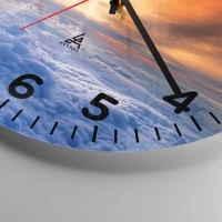 Clock face with numbers