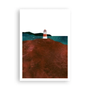 Poster - Gazing at the Sea - 70x100 cm