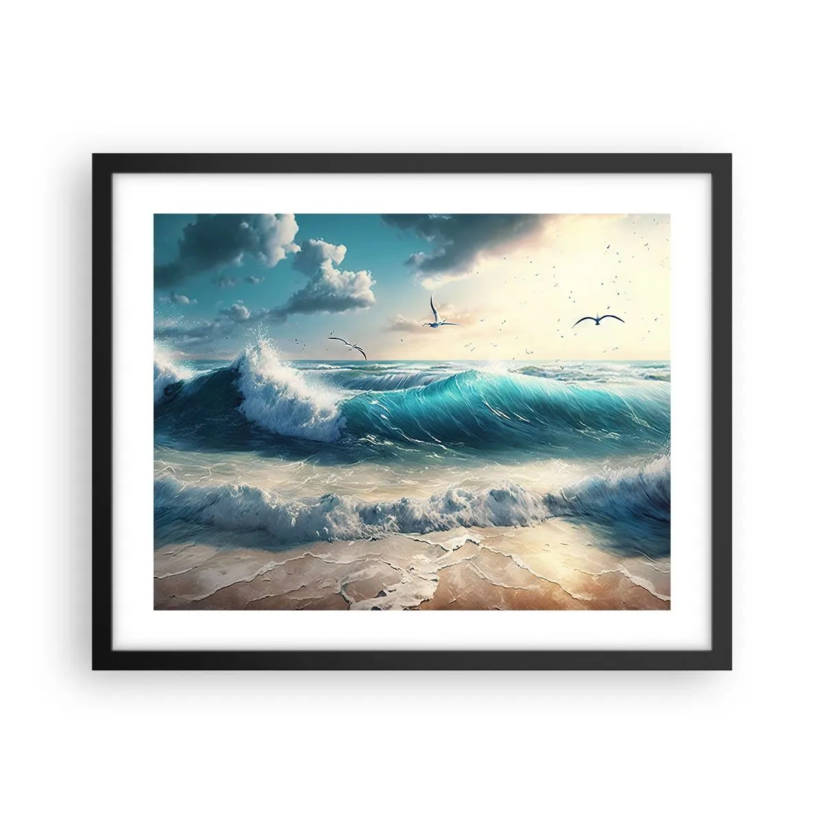 Poster in black frame - It Hums Especially for You - 50x40 cm