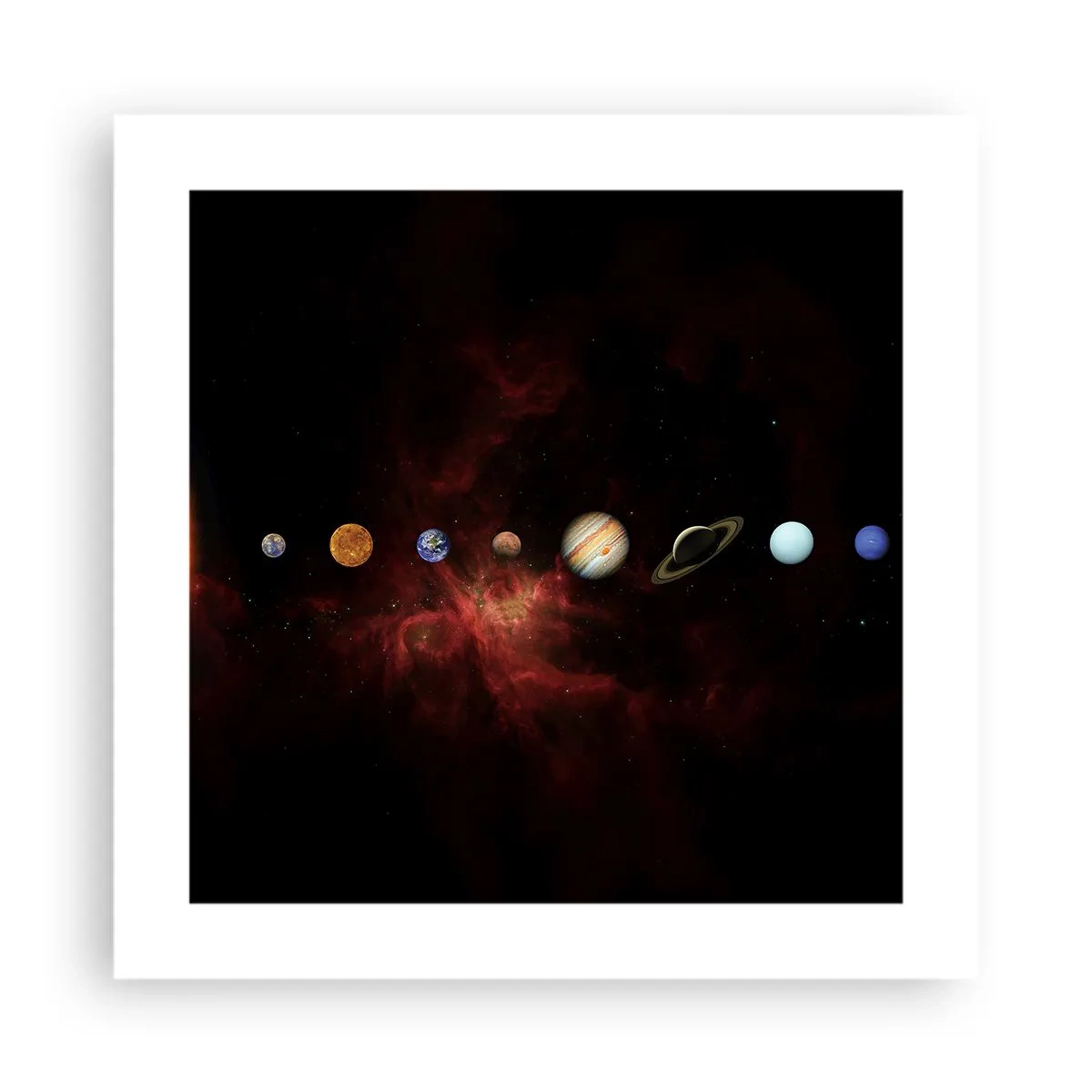 Poster - Our Neighbourhood - 40x40 cm