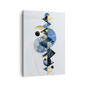 Canvas picture - Geometrical Landscape - 50x70 cm