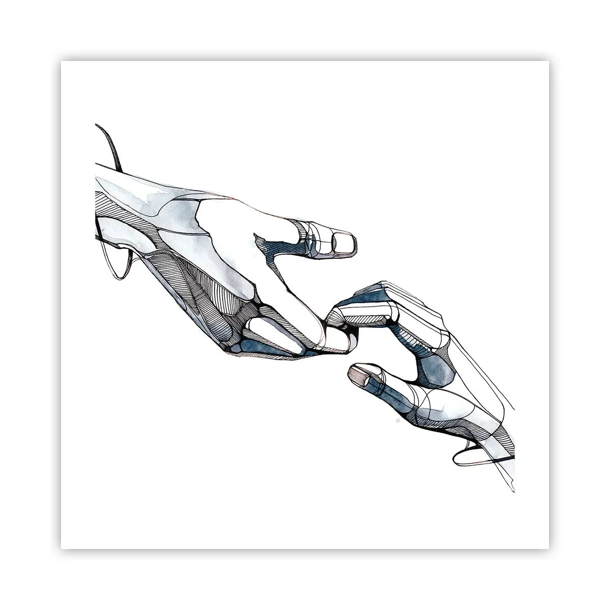 Poster - Good Gesture - 50x50 cm